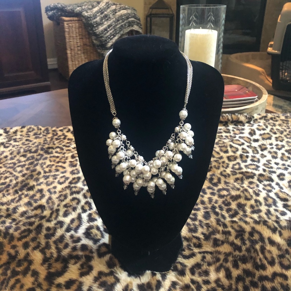 Brighton Silver and Pearl Necklace